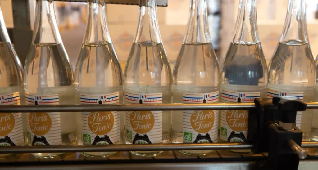 Bouteilles de limonade de la Limonaderie de Paris